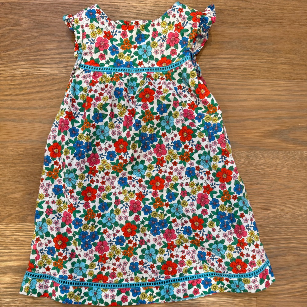Mini Boden Colorful Floral Dress